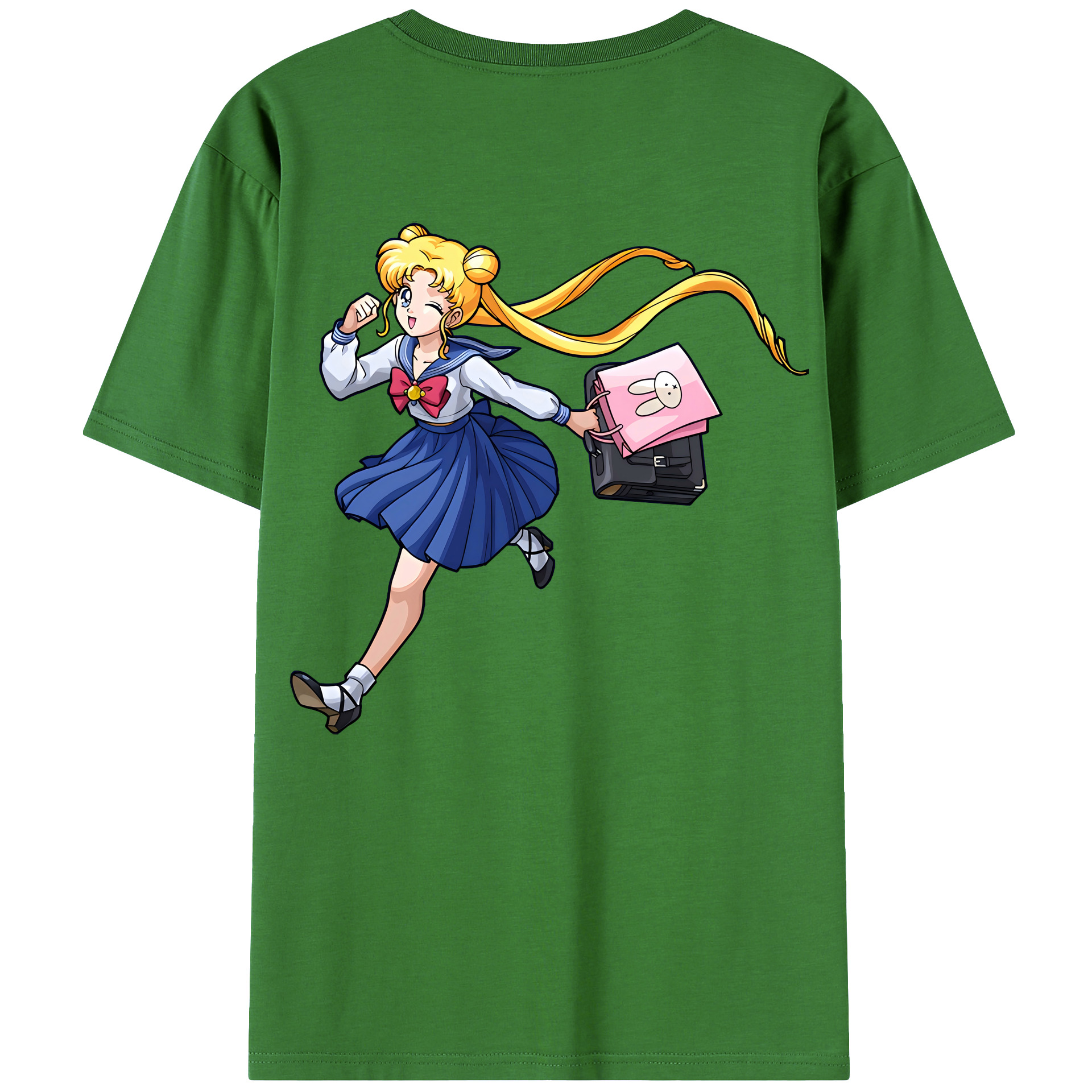 （画像用） 美少女戦士セーラームーン 愛野 美奈子 あいの みなこ Sailor Moon Aino Minako レディース半袖Tシャツ(バックプリント)